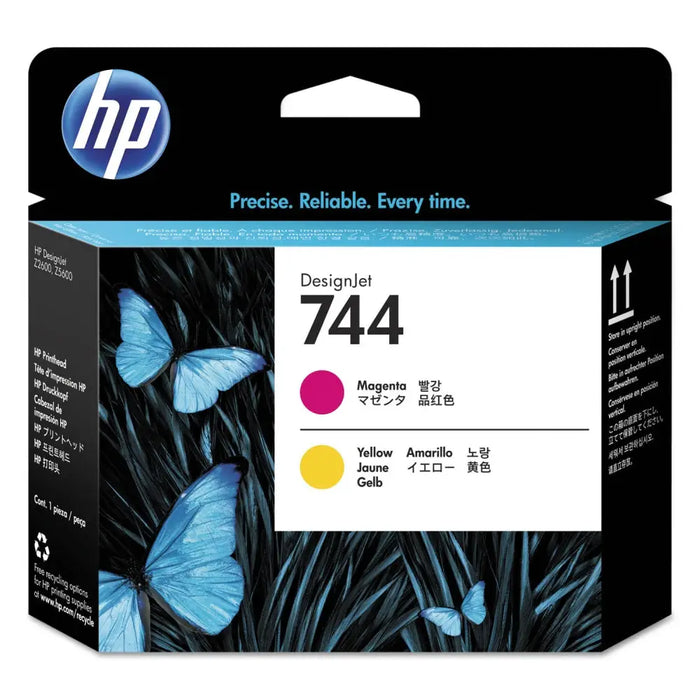 HP 744 Magenta & Yellow Printhead - DesignJet Consumables<<<HP консумативи<<<HP<<<PolyComp&&&LFP мастила и LFP