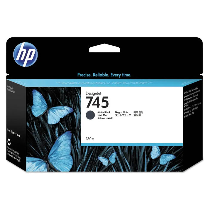 HP 745 original Ink cartridge F9K05A Matte Black 300 ml - LFP мастила и LFP мастилени глави<<<Консумативи - голям