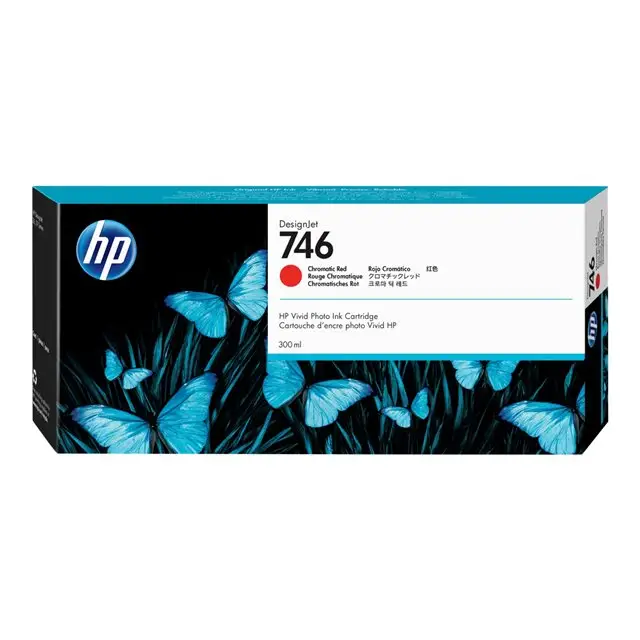 HP 746 300-ml Chromatic Red Ink Cartridge - LFP мастила и LFP мастилени глави<<<Консумативи - голям формат принтер