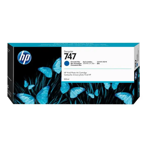 HP 747 300-ml Chromatic Blue Ink Cartridge - LFP мастила и LFP мастилени глави<<<Консумативи - голям формат принтер