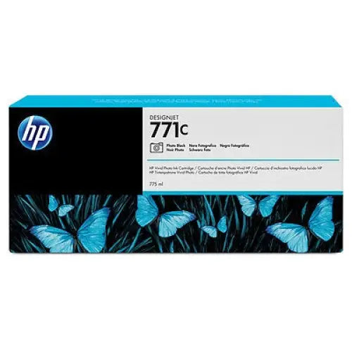 HP 771C original Ink cartridge B6Y13A photo black standard capacity 775ml 1-pack - LFP мастила и LFP мастилени