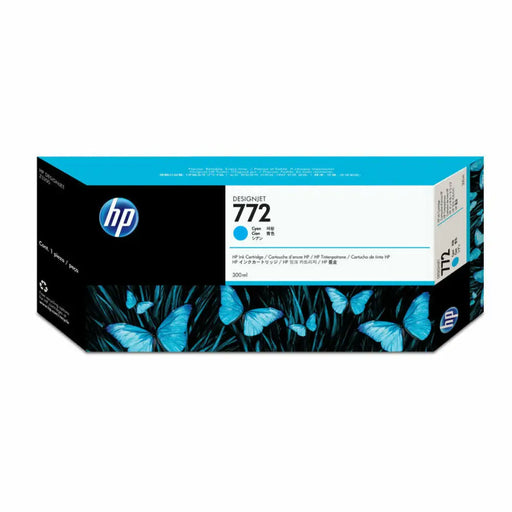 HP 772 300-ml Cyan Designjet Ink Cartridge - DesignJet Consumables<<<HP консумативи<<<HP<<<PolyComp&&&LFP мастила и LFP