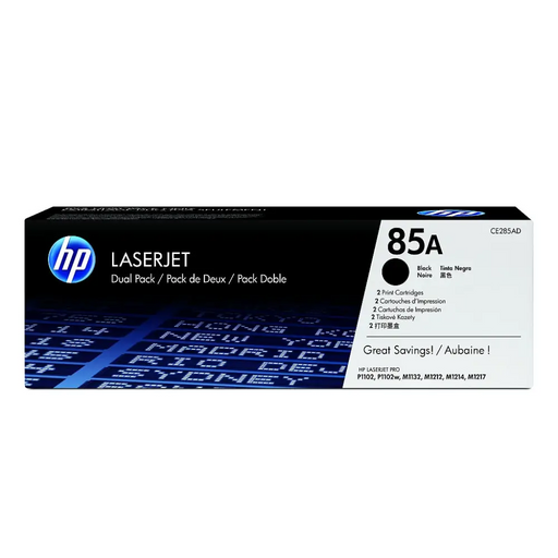 HP 85A Black Dual Pack LaserJet Toner Cartridges - LaserJet Consumables<<<HP