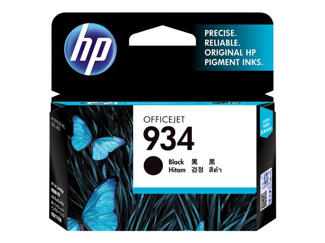 HP 934 original Ink cartridge C2P19AE BGY black standard capacity 1-pack - Мастила и Мастилени глави<<<Консумативи