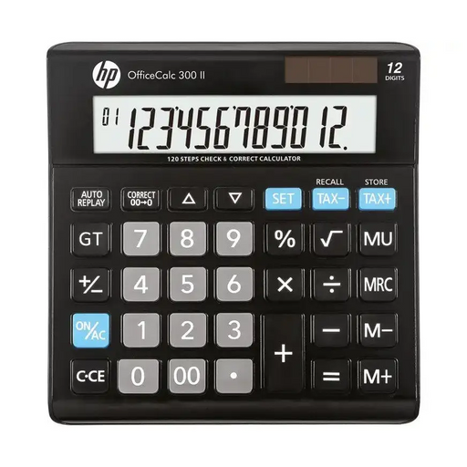 HP Calculator office HP-OC 300 II/INT BX 12-digit display 158x151x29mm black - CalculatorsARB-KLK<<<Office
