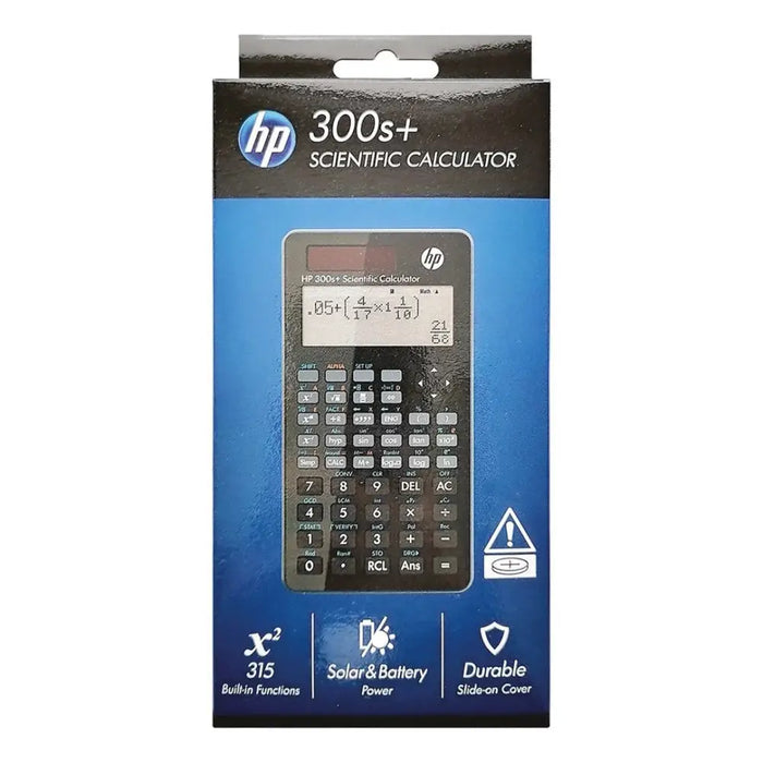 HP Calculator scientific office HP 300SPLUS/INT BX 315 functions 155x84x20mm black - CalculatorsARB-KLK<<<Office