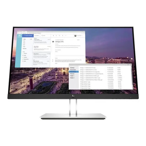 HP E-Display E23 G4 23inch IPS FHD 1920x1080 16:9 Display Port HDMI VGA 5xUSB Without Cable 3YW - Бизнес