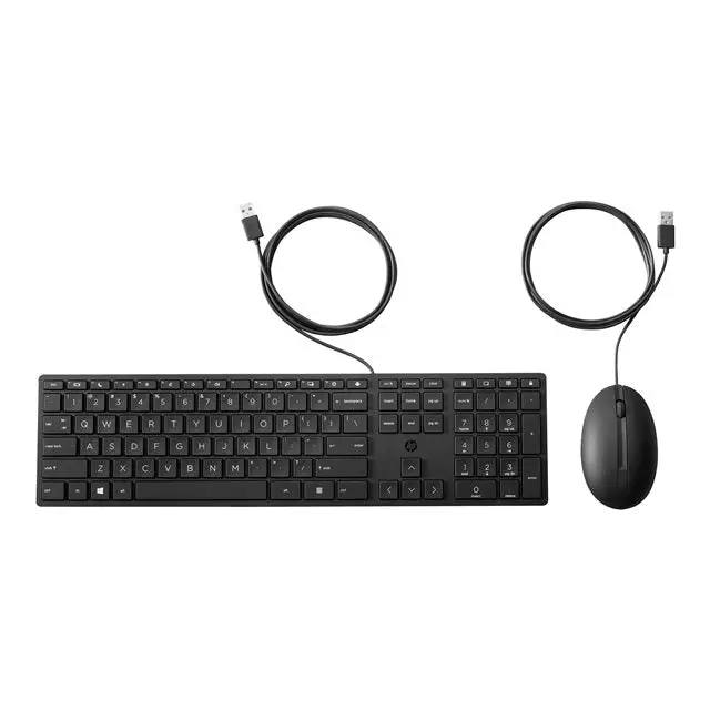 HP USB 320K Keyboard and 320M Mouse Combo - Мишка и клавиатура - кабелни<<<Мишка и клавиатура в комплект<<<Периферия и