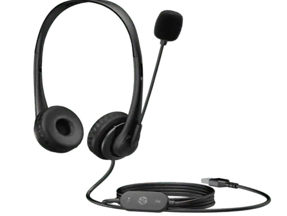 Headphones with Microphone HP 428H5AA#ABB Black