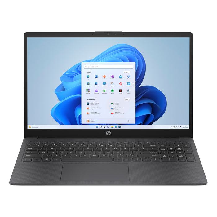 Laptop HP 15-FC0029NU C86KGEA 15.6 ", AMD RYZEN 3 7320U, RAM 8 GB, SSD 512 GB, AMD RADEON GRAPHICS, WINDOWS 11, CHALKBOARD GRAY