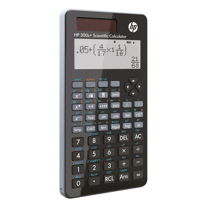 HP Calculator scientific office HP 300SPLUS/INT BX, 315 functions, 155x84x20mm, black