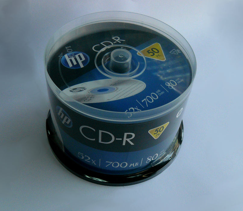 CD-R HP (Hewlett Packard) 80min./700mb. (W-L 50)