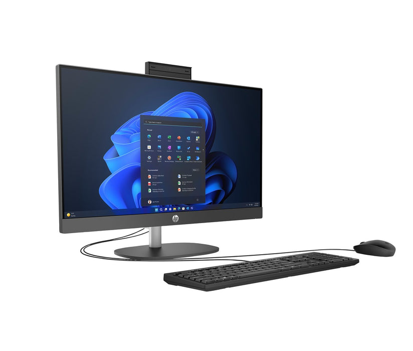 HP ProOne 240 G10 Desktop PC Intel Core Ultra 7 155U 60.5 cm (23.8") 1920 x 1280 px All-in-One PC 16 GB DDR5-SDRAM 512 GB SSD Windows 11 Pro Wi-Fi 6 (802.11ax) White