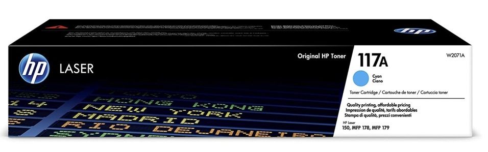 HP 117A Cyan Original Laser Toner Cartridge