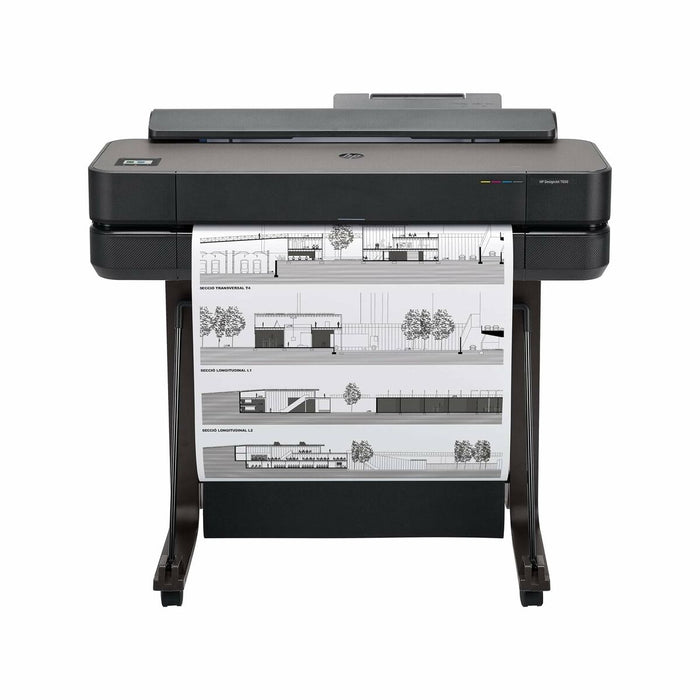 HP DesignJet T650 24inch LFP 2025 Colour Ink-Jet Roll A1 61.0cmx91.4m 2400x1200dpi 0.43 min/page USB LAN Wi-Fi Cutter