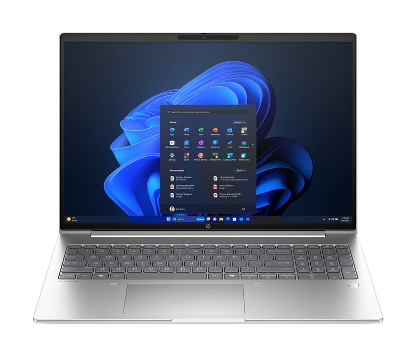 HP ProBook 4 G1ah AMD Ryzen™ 5 220 laptop 40.6 cm (16") WUXGA 24 GB DDR5-SDRAM 512 GB SSD Wi-Fi 6E (802.11ax) Windows 11 Pro AI PC Silver