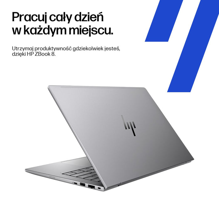 HP ZBook 8 G1ak Copilot+ PC AMD Ryzen AI 7 PRO 350 Mobile workstation 35.6 cm (14") WQXGA 32 GB DDR5-SDRAM 1 TB SSD Wi-Fi 7 (802.11be) Windows 11 Pro AI PC Silver