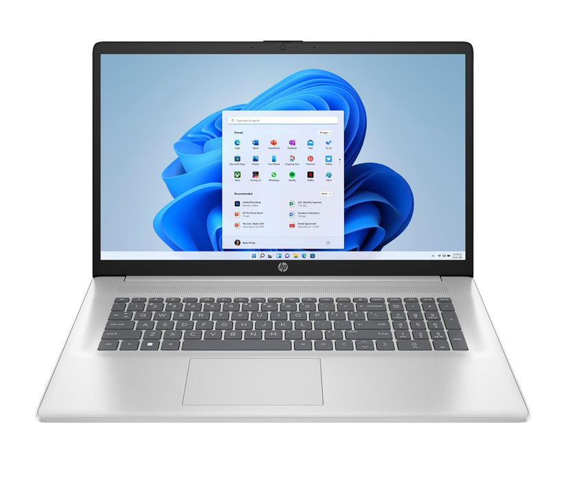 HP 17-cn4009nw Core 5 120U 17.3"FHD 300nits AG 16GB DDR4 SSD512 IrisXe Cam1080p 41Wh Win11 Natural Silver 2Y