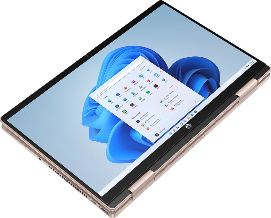 HP Pavilion x360 14-ek2000ny Core i5 120U 14" FHD Touch IPS 60Hz 300 nits 16GB DDR4 512GB SSD 5MP camera 43Wh Win11 Pale Golden Rose 2-year warranty