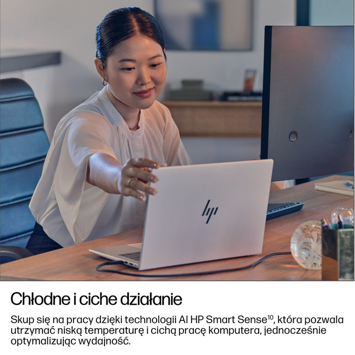 HP EliteBook 8 G1i Ultra 5 225U 16"WUXGA 400nits LBL AG 16GB DDR5 5600 SSD512 Intel® Arc™ Cam 5M+IR+ISP 62Wh W11Pro Aluminium Glacier Silver 3Y OnSite