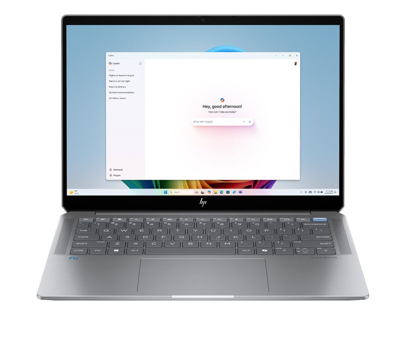 HP OmniBook Ultra 14-fd0003nn AMD Ryzen AI 9 365, Copilot+ PC laptop, 35.6 cm (14"), 2.2K touchscreen, 16 GB LPDDR5x-SDRAM, SSD, Wi-Fi 7 (802.11be), Windows 11 Home, Silver