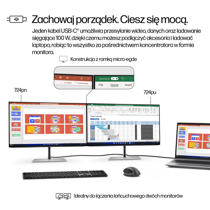 Monitor HP 724pu WUXGA 24" 100 Hz