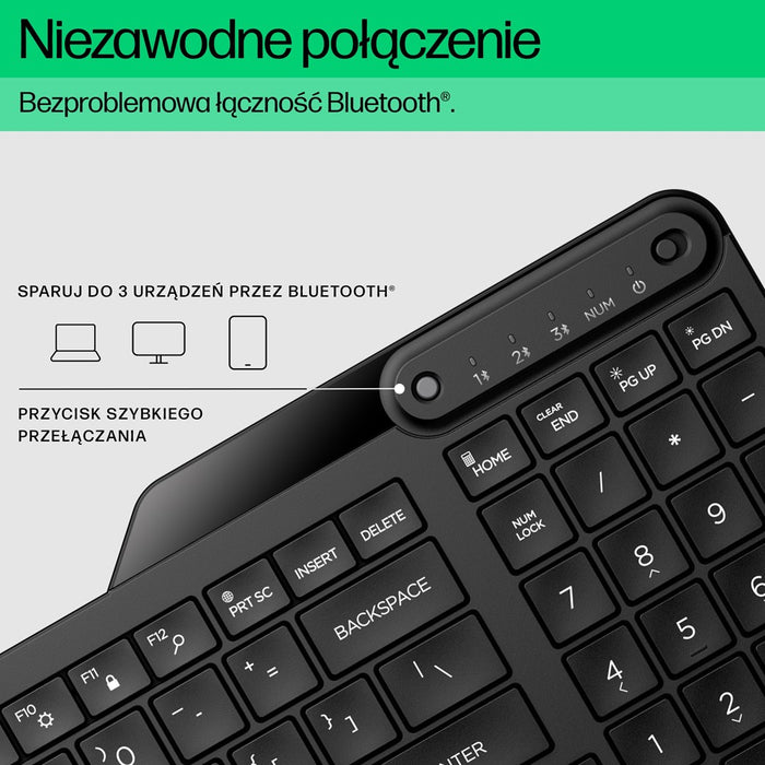 HP 460 Multi-Device Bluetooth Keyboard-EURO