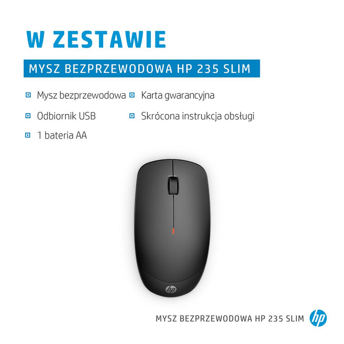 HP 235 Slim Wireless B Mouse WW SmartBuy