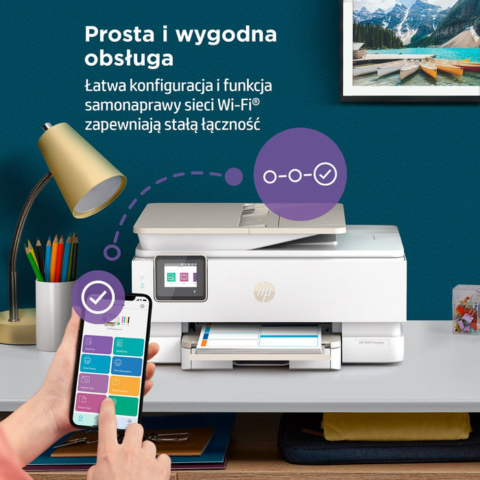 HP ENVY Inspire 7920e All-In-One A4 Color Dual-band USB 2.0 WiFi Print Scan Copy Inkjet 15/10ppm
