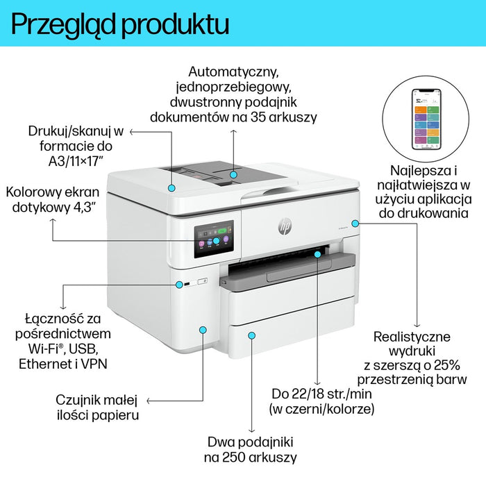 HP OfficeJet Pro 9730e AiO 22ppm Printer