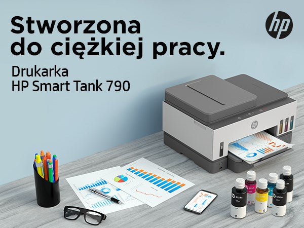 HP Smart Tank 790 All-in-One A4 Color Dual-band WiFi Ethernet Print Scan Copy Inkjet Fax 15/9ppm