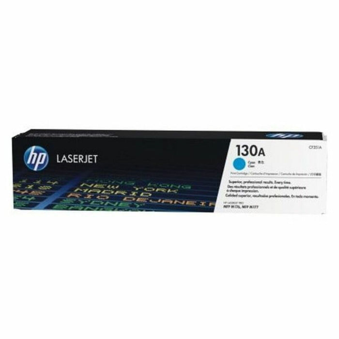 HP 130A Cyan LaserJet Toner Cartridge (CF351A)
