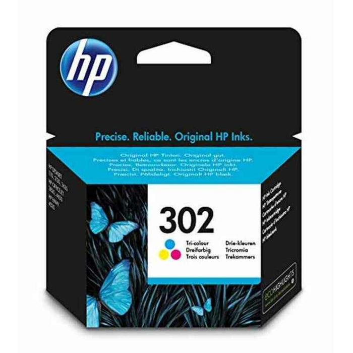 Original Ink Cartridge HP F6U65AE Yellow Cyan Magenta Tricolour