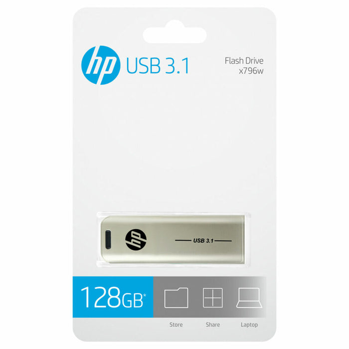 USB stick HP x796w Silver 128 GB