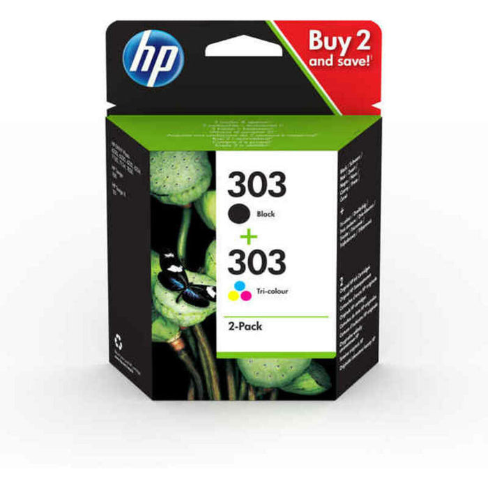 HP 303 2-pack Black/Tri-color Original Ink Cartridge