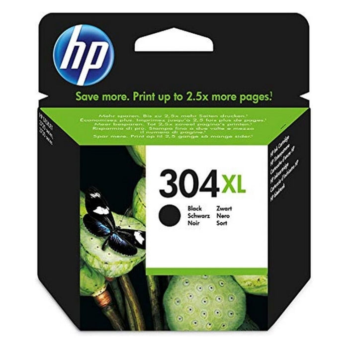HP 304XL original Black Ink cartridge N9K08AE UUS