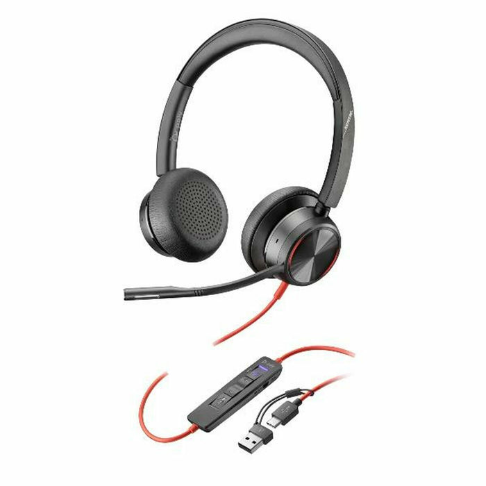 HP Poly Blackwire 8225 Stereo Microsoft Teams Certified USB-C Headset +USB-C/A Adapter SmartBuy