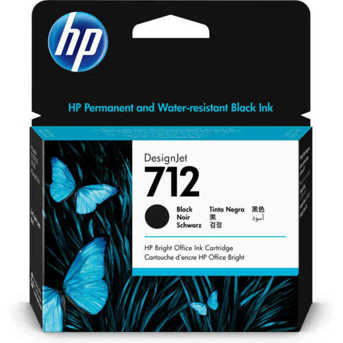 HP 712 80ml Black Ink Cartridge