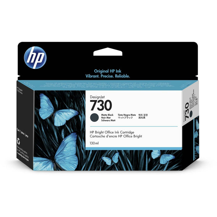 HP 730 130 ml Matte Black Ink Crtg T1600 / T2600 / T1700