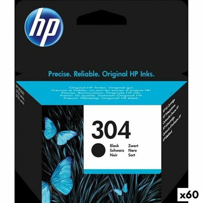 Original Ink Cartridge HP DESKJET 3720 - Nº304 Black (60 Units)