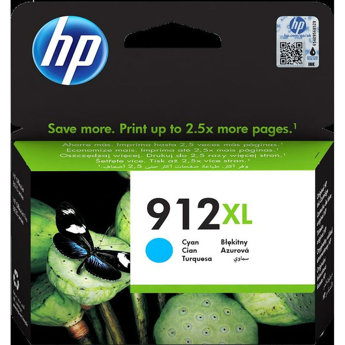Original Ink Cartridge HP 912XL Cyan (60 Units)