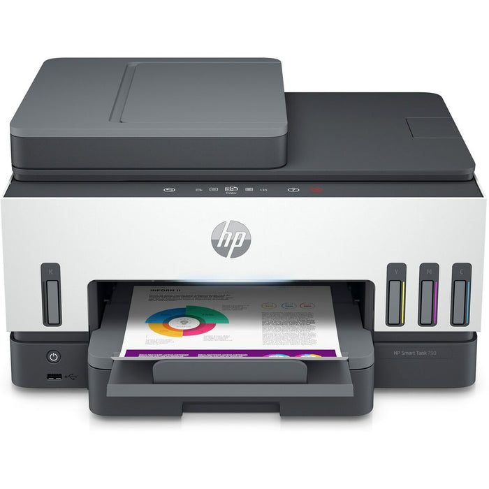 HP Smart Tank 790 All-in-One A4 Color Dual-band WiFi Ethernet Print Scan Copy Inkjet Fax 15/9ppm