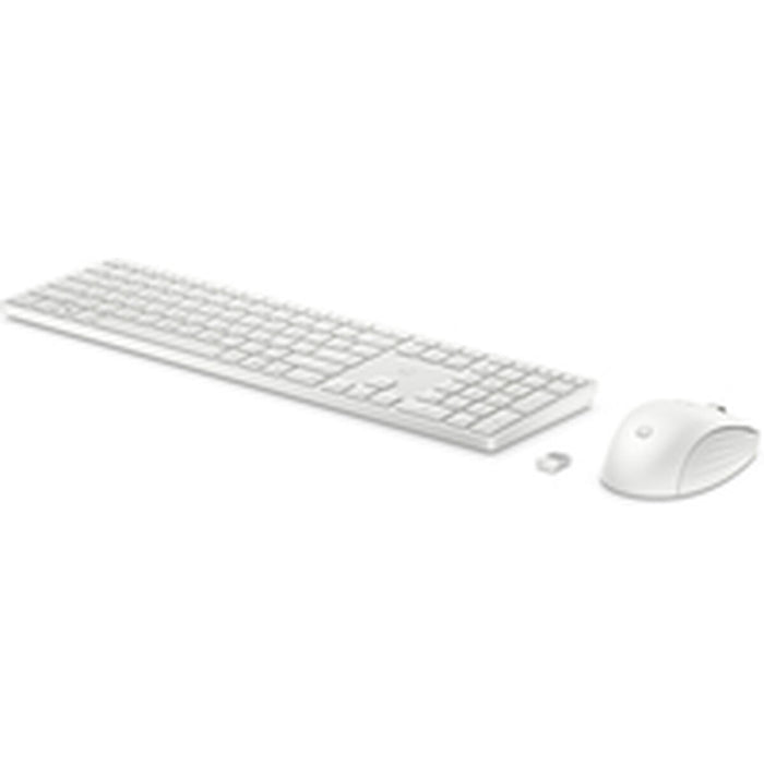 HP 655 White Wireless Keyboard and Mouse Combo