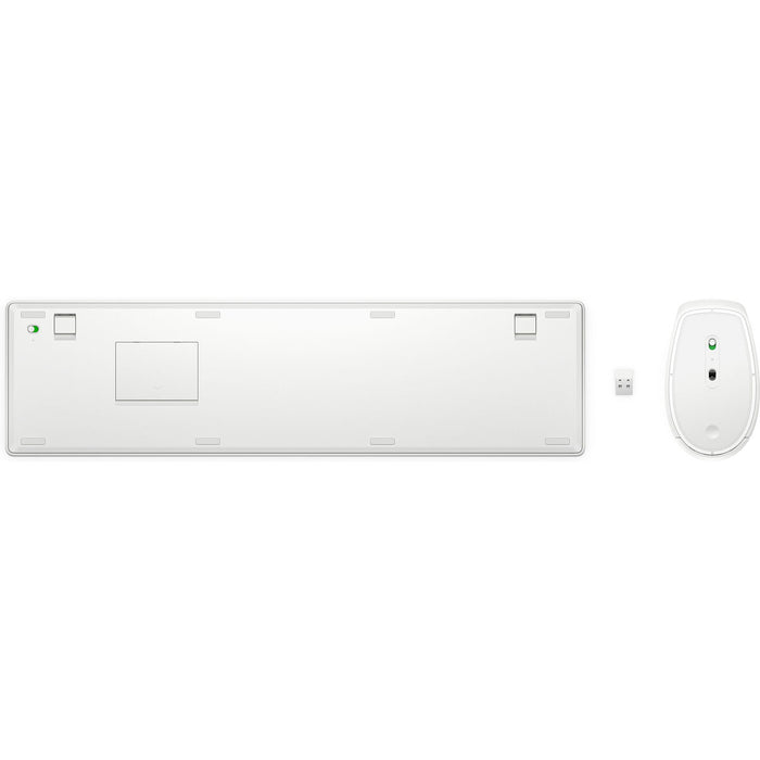 HP 655 White Wireless Keyboard and Mouse Combo