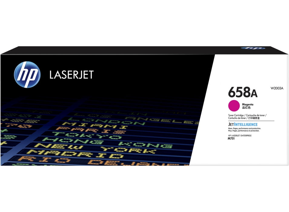 HP 658A Magenta LaserJet Toner Cartridge