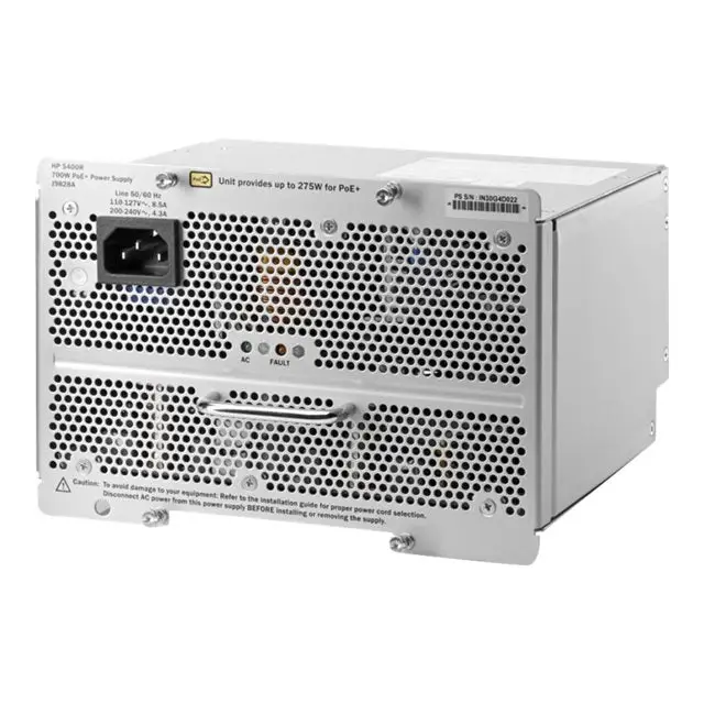 HPE Aruba 5400R 700W PoE+ zl2 Power Supply - Комутатор - PoE<<<Мрежи<<<Мрежи и умен дом<<<ALSO