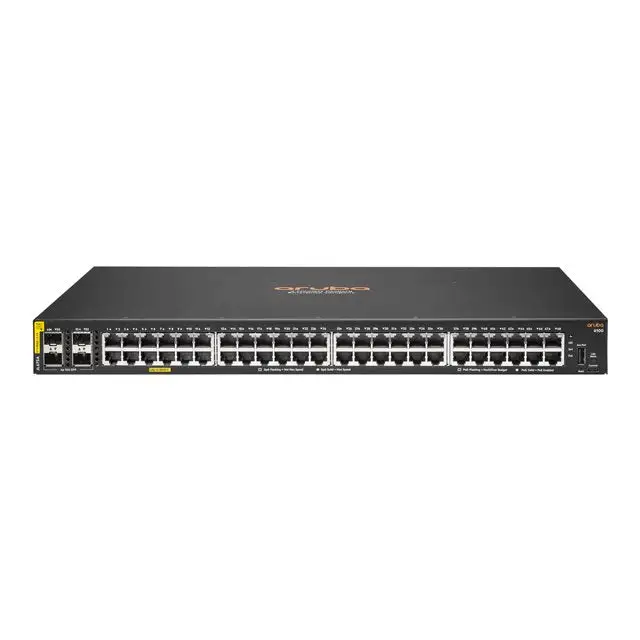 HPE Aruba 6100 48G Class4 PoE 4SFP+ 370W Switch - Комутатор - PoE<<<Мрежи<<<Мрежи и умен дом<<<ALSO