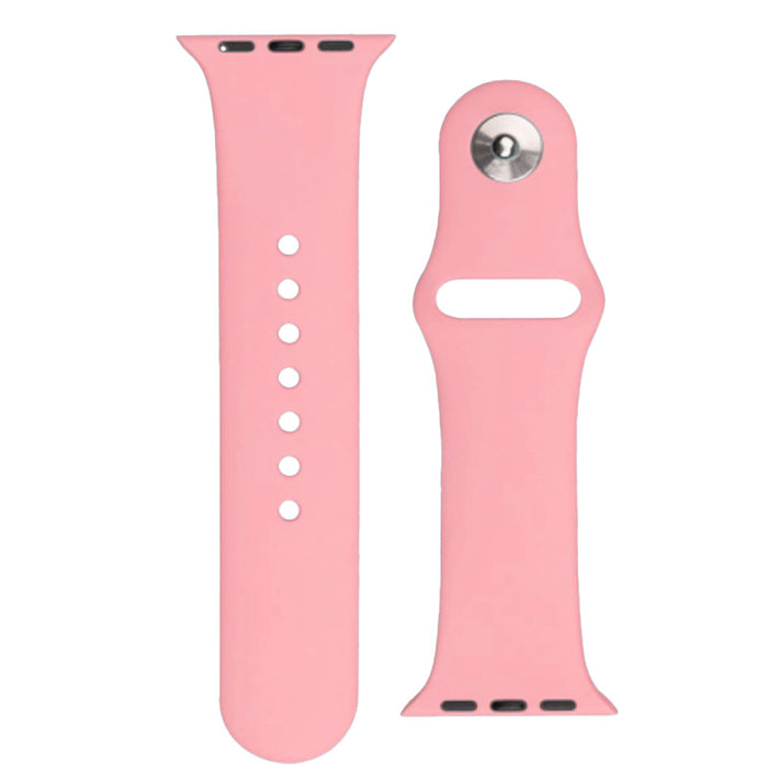 Silicone Strap APS for Apple Watch 42/44/45mm Strap Watch Bracelet - Pink