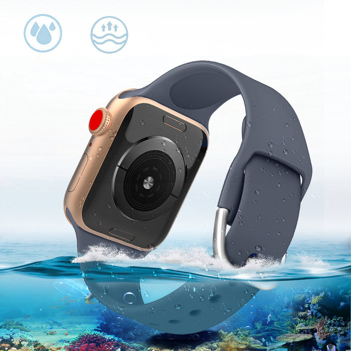 Silicone Strap APS for Apple Watch 38/40/41mm Strap Watch Bracelet - Yellow