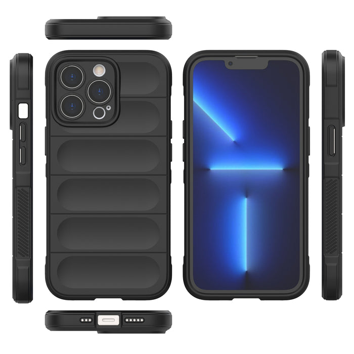 Magic Shield Case for iPhone 13 Pro flexible armored cover dark blue